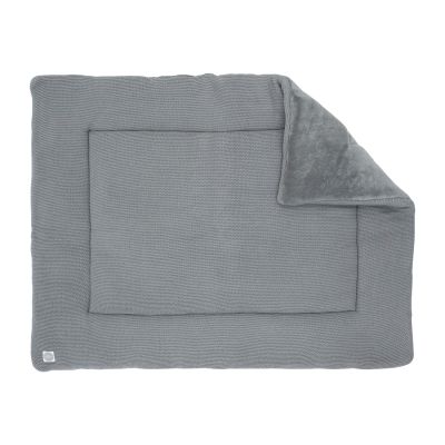 Jollein Boxkleed Basic Knit Stone Grey 80 x 100 cm