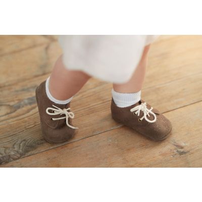 XQ Little Shoes Schoentje Stars Taupe