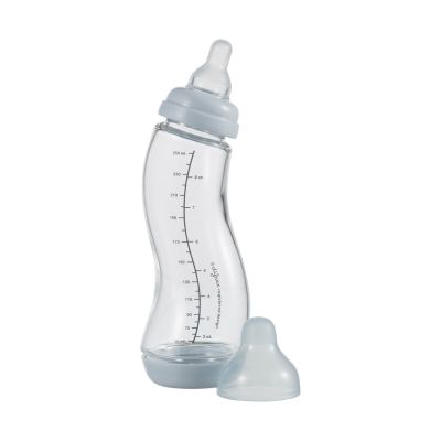 Difrax S-Fles Glas Smal 250ml Ice