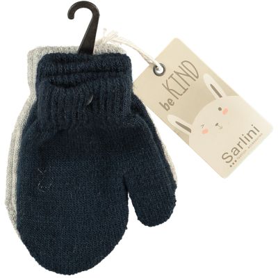 Sarlini Wanten Knit Multi Navy 2-Pack One size