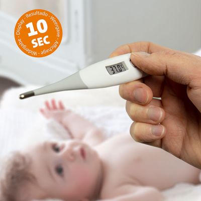 Alecto Thermometer Flex Tip Soft Grey