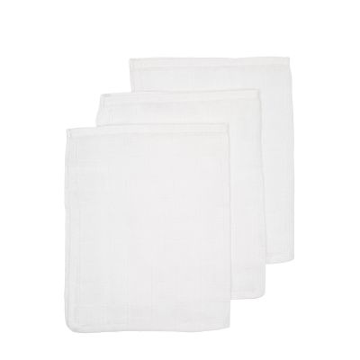 BD Collection Washand Wit 3-Pack