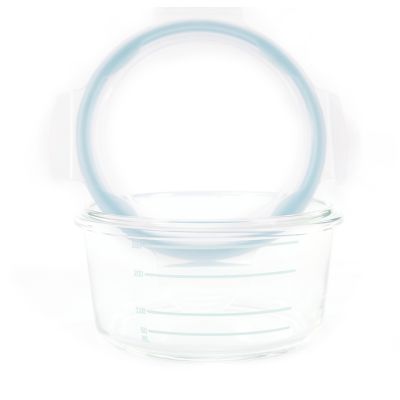 Bo Jungle B-Bowl Glas Wit/Grijs/Blauw