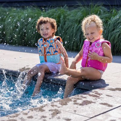 Swim Essentials Exclusive Zwemvest Pink Leopard (4-6 jaar)