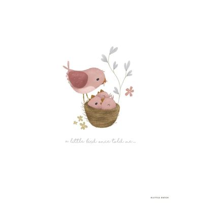 Little Dutch Poster A3 Little Pink Flowers