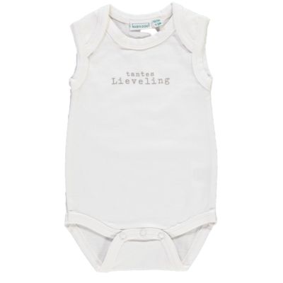 Babylook Romper Tante&#039;s Lieveling White