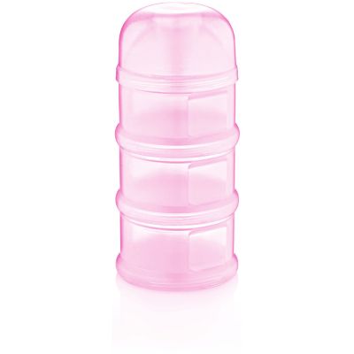 Babyjem Melkpoedercontainer 3-laags Roze