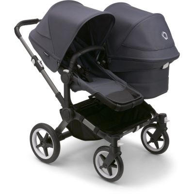Bugaboo Donkey 5 Duo Complete Graphite/Stormy Blue-Stormy Blue