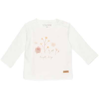 Little Dutch T-Shirt Flowers White 50-56
