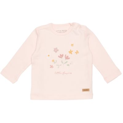 Little Dutch T-Shirt Flowers Pink 62