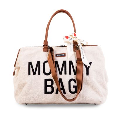 Childhome Mommy Bag Groot Teddy Offwhite
