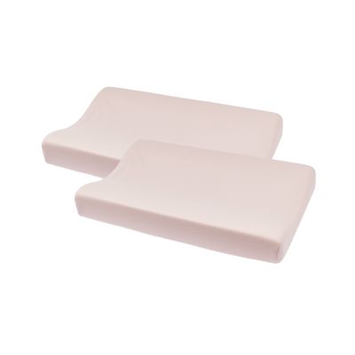 Meyco Aankleedkussenhoes Basic Jersey Soft Pink 50x70cm 2-Pack