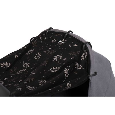 Dooky Universal Cover Romantic Leaves Black