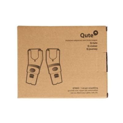 Qute Autostoel Adapter Set Q-Twin
