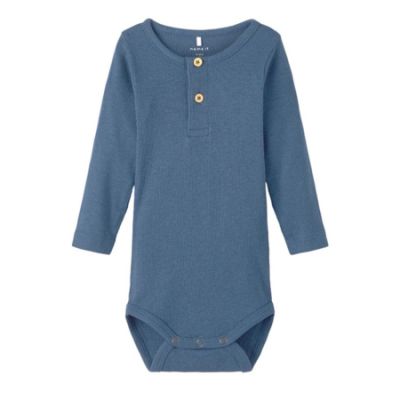 Name It Romper Kab Button Bluefin 74