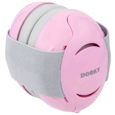 Dooky Baby Ear Protection Pink 0-3 jaar