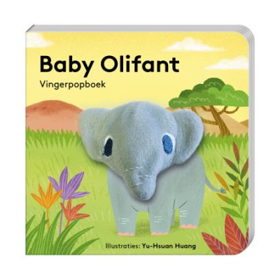 Imagebooks Vingerpopboekje Baby Olifant
