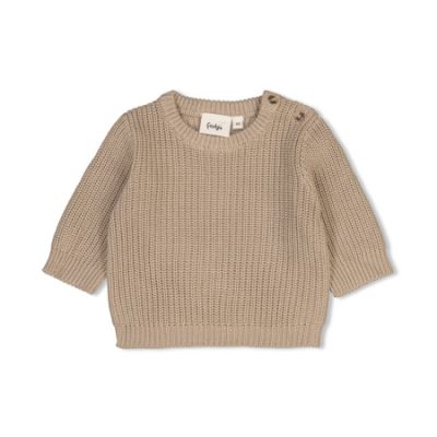 Feetje Sweater Gebreid The Magic is in You Taupe 68