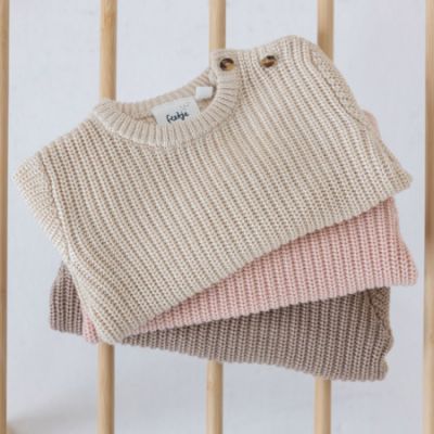 Feetje Sweater Gebreid The Magic is in You Taupe 68