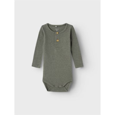 Name It Romper Kab Button Dusty Olive 56
