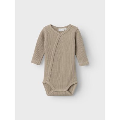 Name It Romper Overslag Waffe Pure Cashmere 56
