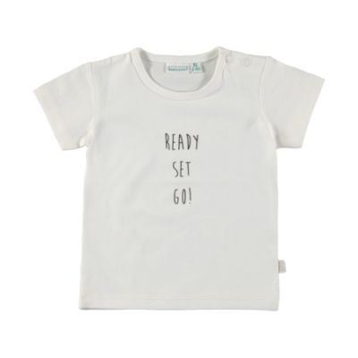 Babylook T-Shirt Korte Mouw Ready Set Snow White 56