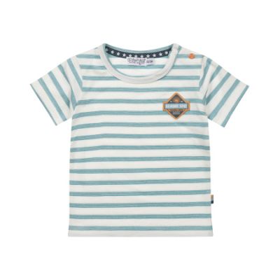 Dirkje T-Shirt Korte Mouw Stripes Blue 68
