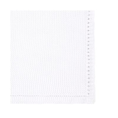 Snuz Deken Organic Knitted Cellular White