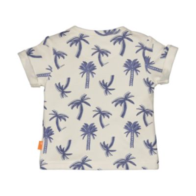 BESS Shirt Korte Mouw Print Palm Dessin 68