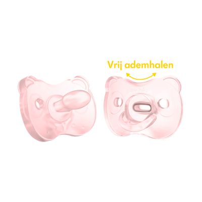 Medela Baby Fopspeen Soft Silicone Soft Pink 0-6mnd