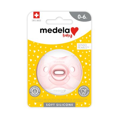 Medela Baby Fopspeen Soft Silicone Soft Pink 0-6mnd