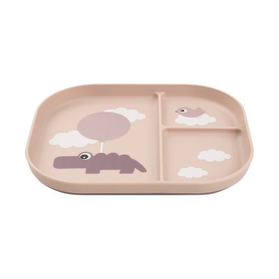 Done By Deer Foodie Compartment Plate Happy Clouds Powder