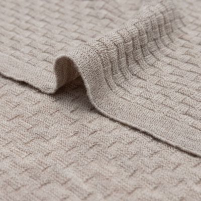 Jollein Wiegdeken Weave Knit Merino Wool Funghi 75 x 100 cm