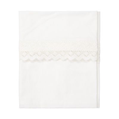 Koeka Wieglaken Crochet Warm White 80 x 100 cm