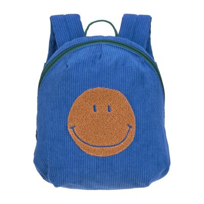 Lässig Tiny Backpack Cord Little Gang Smile Blue