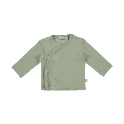Babylook T-Shirt Overslag Rib Desert Sage 44-48