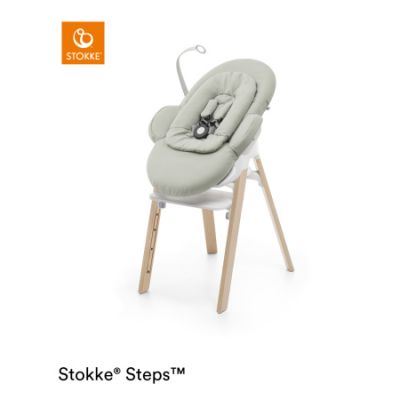 Stokke® Steps™ Bouncer Soft Sage / White Chassis