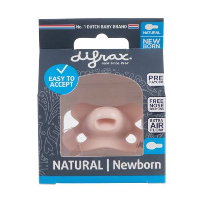 Difrax Fopspeen Uni Blossom Natural -2/+2mnd Newborn