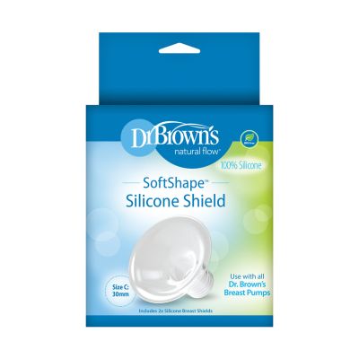 Dr. Brown's Borstschild Siliconen Softshape Maat C 2-Pack