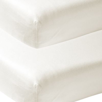 Meyco Hoeslaken Co-Sleeper Jersey Offwhite 50 x 90 cm (2-Pack)