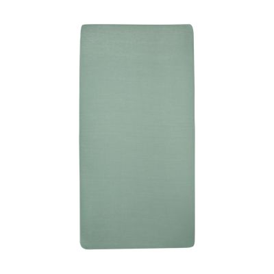 Meyco Ledikanthoeslaken Jersey Stone Green <br/ >60 x 120 cm
