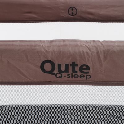 Qute Campingbed Q-sleep Bruin/Zwart