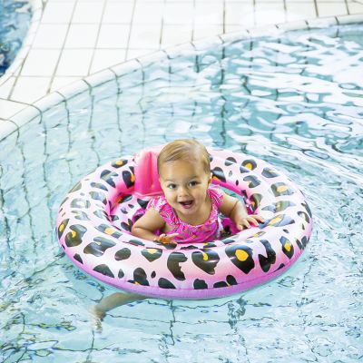 Swim Essentials Exclusive Baby Float Rose Gold Leopard (0-1 jaar)	